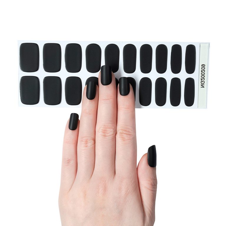 Classic Black Nail Wraps