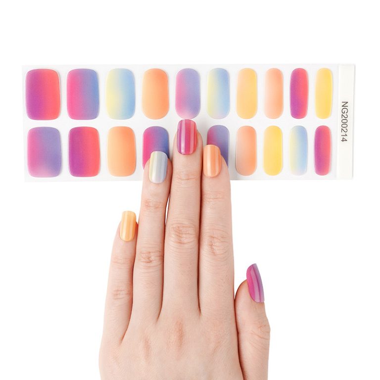 Colorful Gradient Nail Wraps