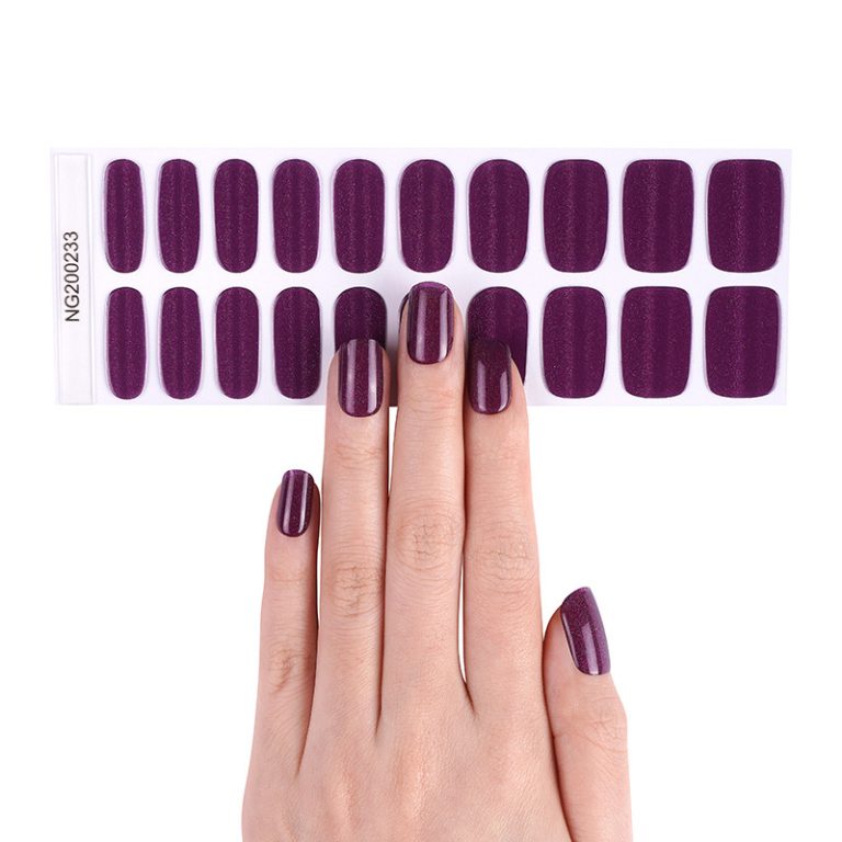 Deep Purple Nail Wraps