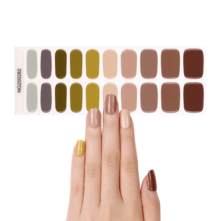 Earth Tone Nail Wraps Collection